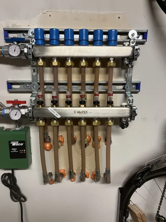 Plumber performing Gas Leak Detection at a residential property in White City